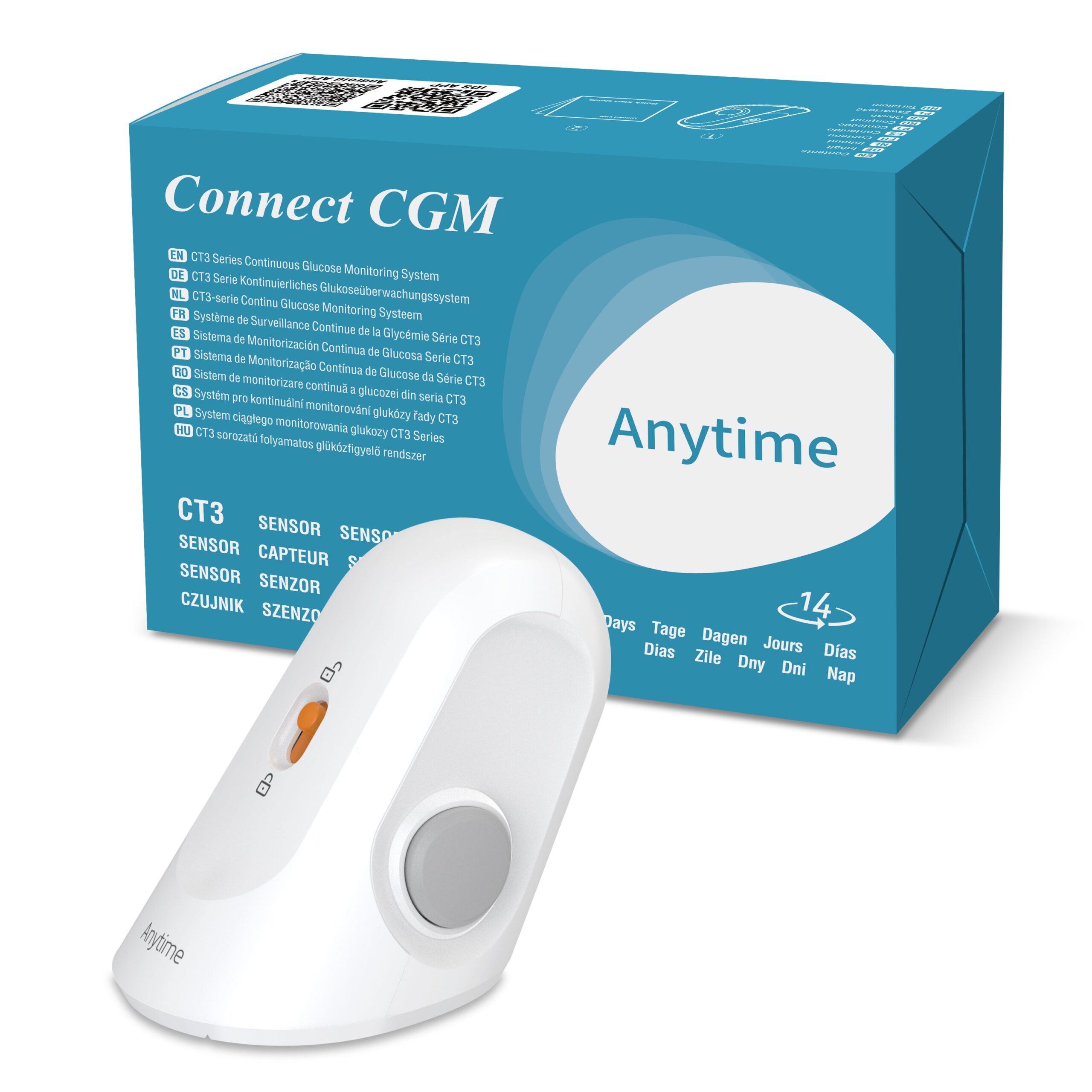 Senzor de schimb pentru sistemul de monitorizare continua a glicemiei Anytime CGM CT3